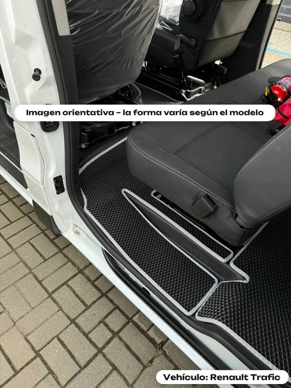 Imagen orientativa – la forma varía según el modelo — Vehículo: Renault Trafic