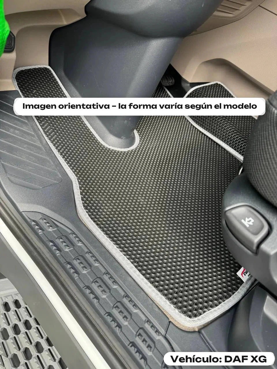 Imagen orientativa – la forma varía según el modelo — Vehículo: DAF XG