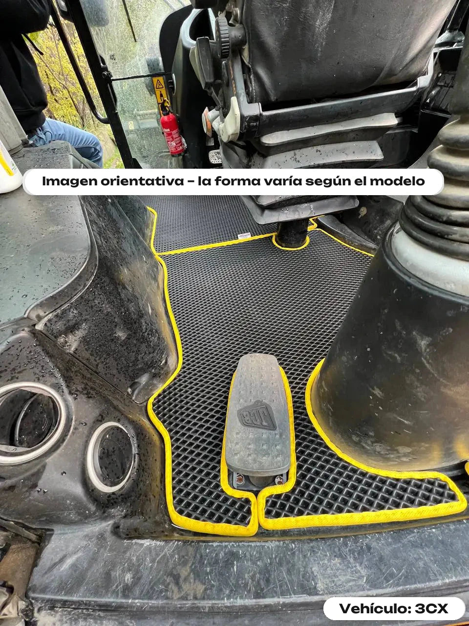 Imagen orientativa – la forma varía según el modelo — Vehículo: 3CX