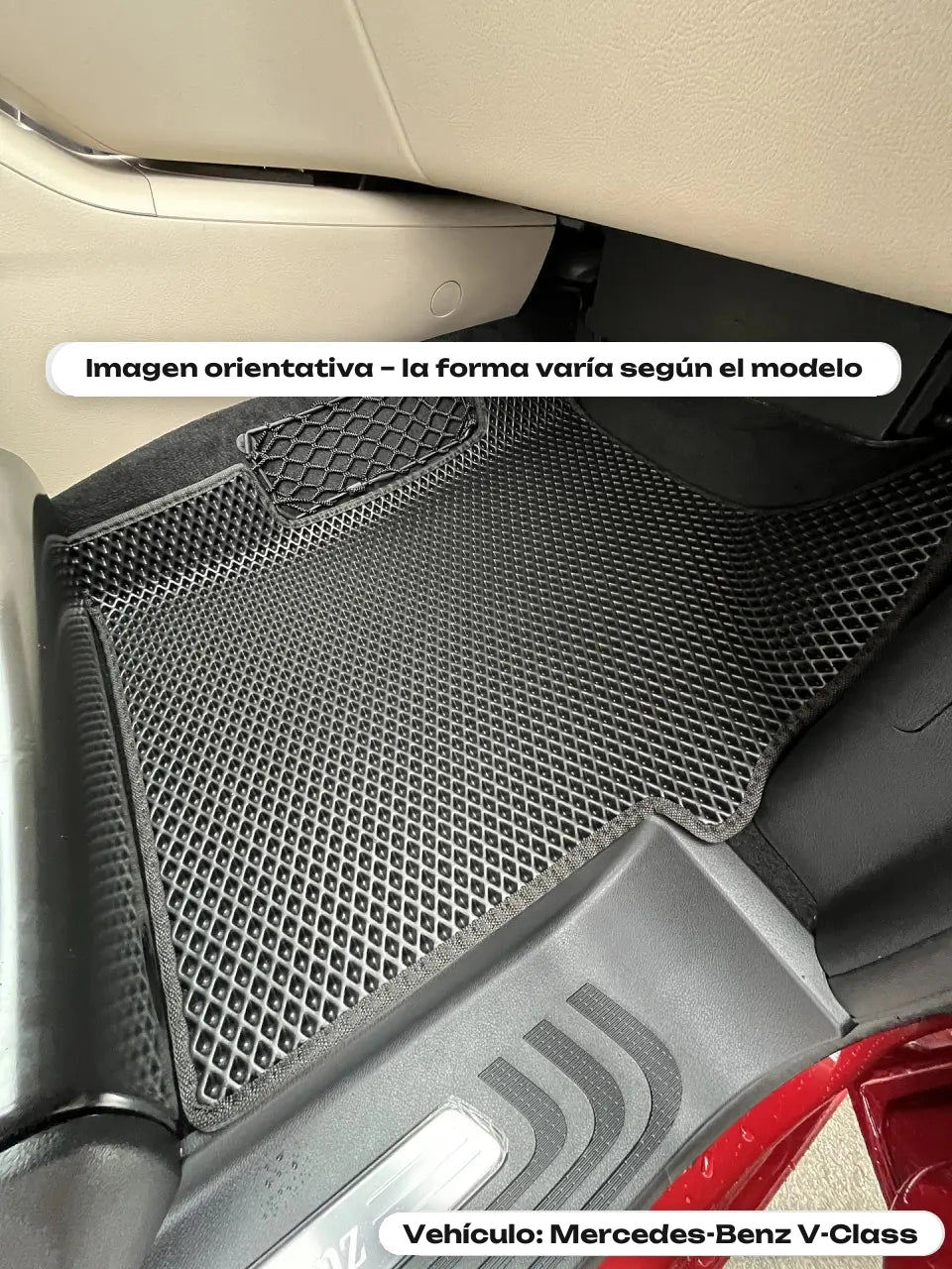 Imagen orientativa – la forma varía según el modelo — Vehículo: Mercedes-Benz V-Class