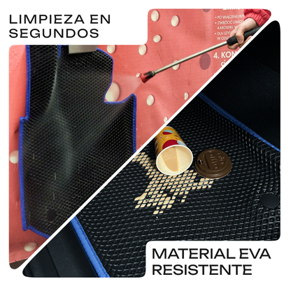 Limpieza en segundos y material EVA resistente