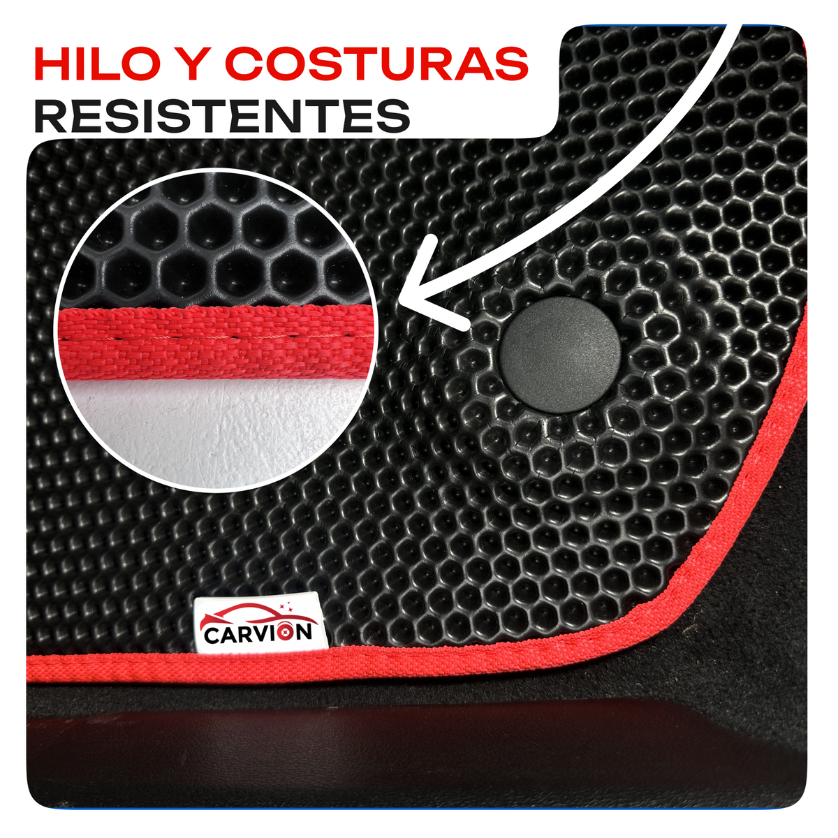Hilo y costuras resistentes