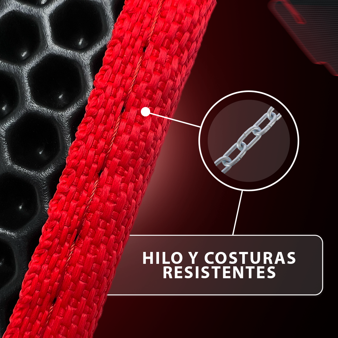 Hilo y costuras resistentes