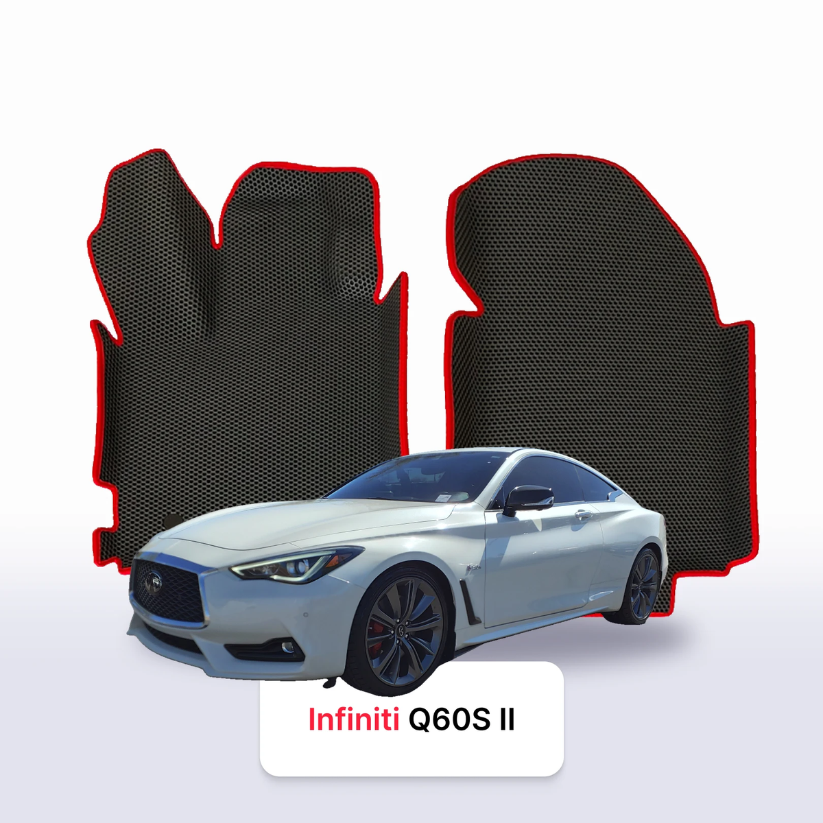 Alfombrillas 3D EVA para Infiniti Q60S 2 gen 2016-2022 años COUPÉ