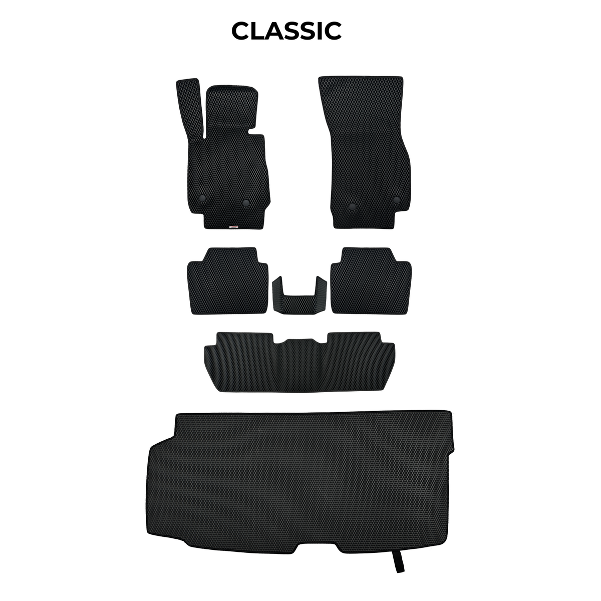 Alfombrillas 3D EVA para Toyota Sequoia (XK60) 2 gen 2008-2022 años SUV