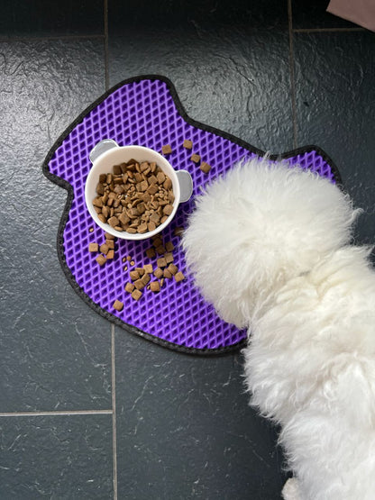 Alfombrilla para comedero de perro