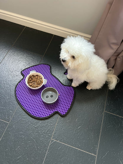 Alfombrilla para comedero de perro