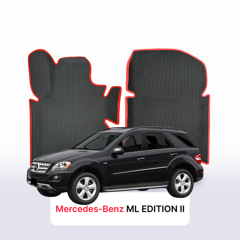 Alfombrillas 3D EVA para Mercedes-Benz ML Edition 2 gen (W164) 2005-2011 años SUV