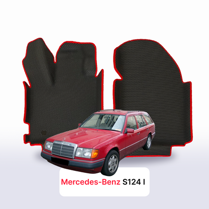 Alfombrillas 3D EVA para Mercedes-Benz S124 1984–1993 años FAMILIAR