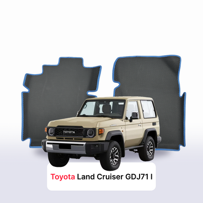 Alfombrillas 3D EVA para Toyota Land Cruiser GDJ71 z arabii 1 gen 2024-2027 años SUV 3 PUERTAS