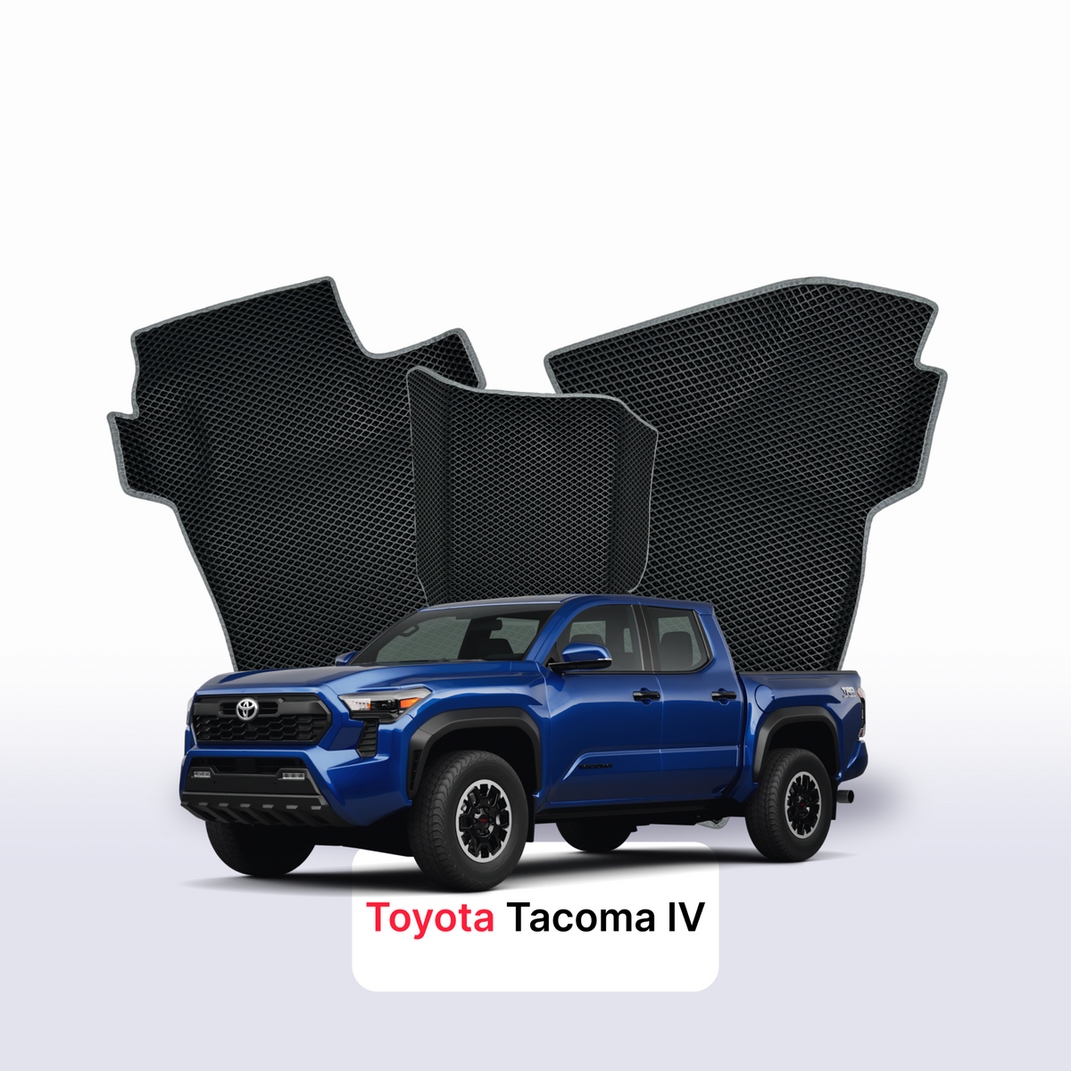 Alfombrillas 3D EVA para Toyota Tacoma 4 gen 2024-2027 años PICK-UP CABINA DOBLE