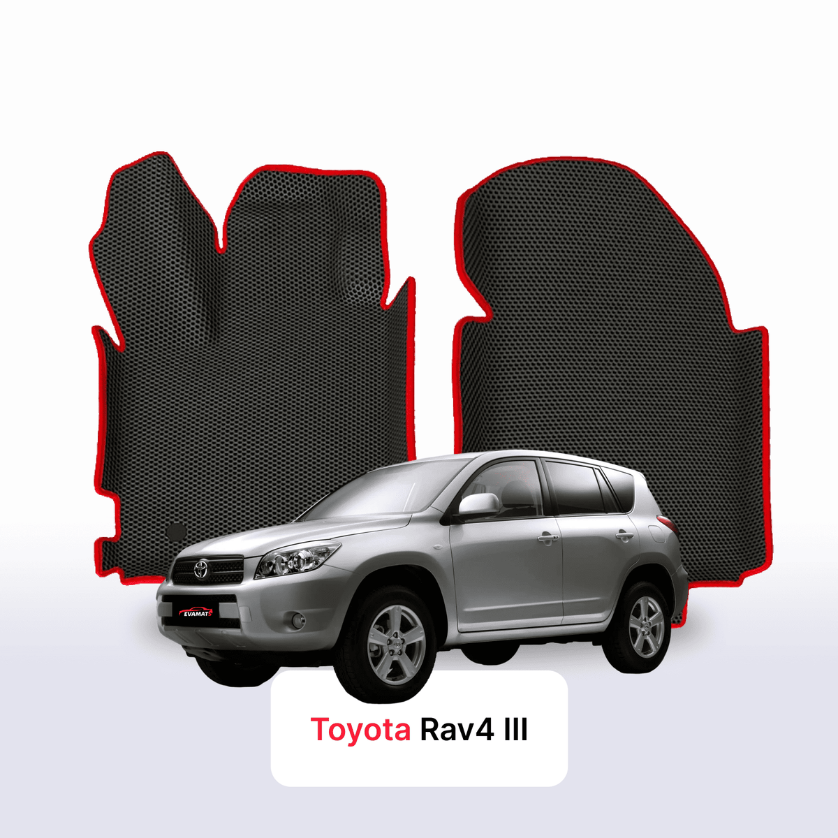 Alfombrillas 3D EVA para Toyota Rav 4 (XA30) 3 gen 2005-2012 años SUV CORTO